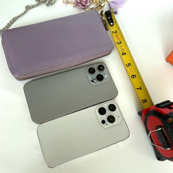 💯 GUCCI Violet Monogram Leather Zippered Wallet on Chain w/ auth cert - Picture 12 of 14